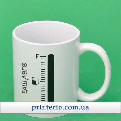 Кружка для сублимации Sublime ХАМЕЛЕОН Уровень с вашим лого 330 мл